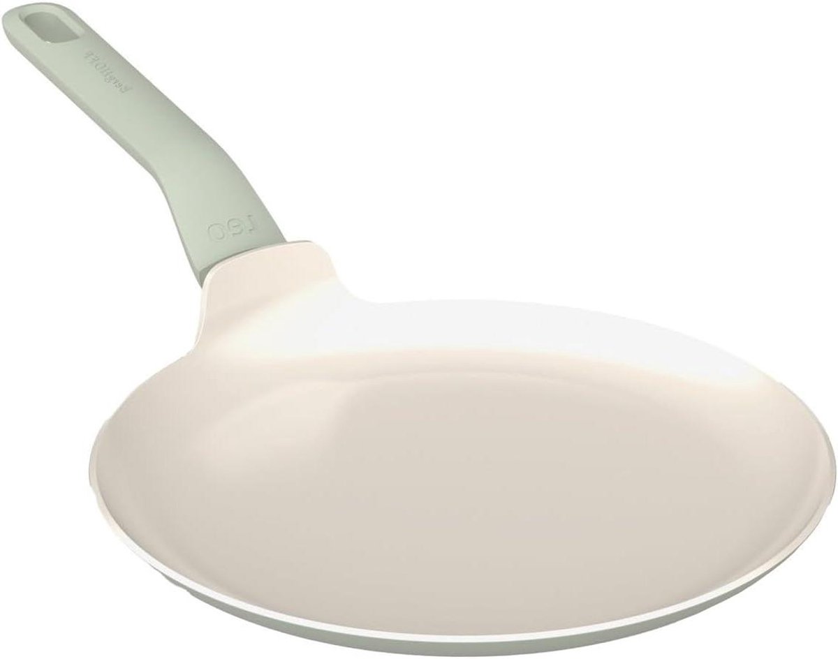 Pannenkoekenpan - Koekenpan - Gezond Bakken - CeraGreen Coating - 26 cm - Sage