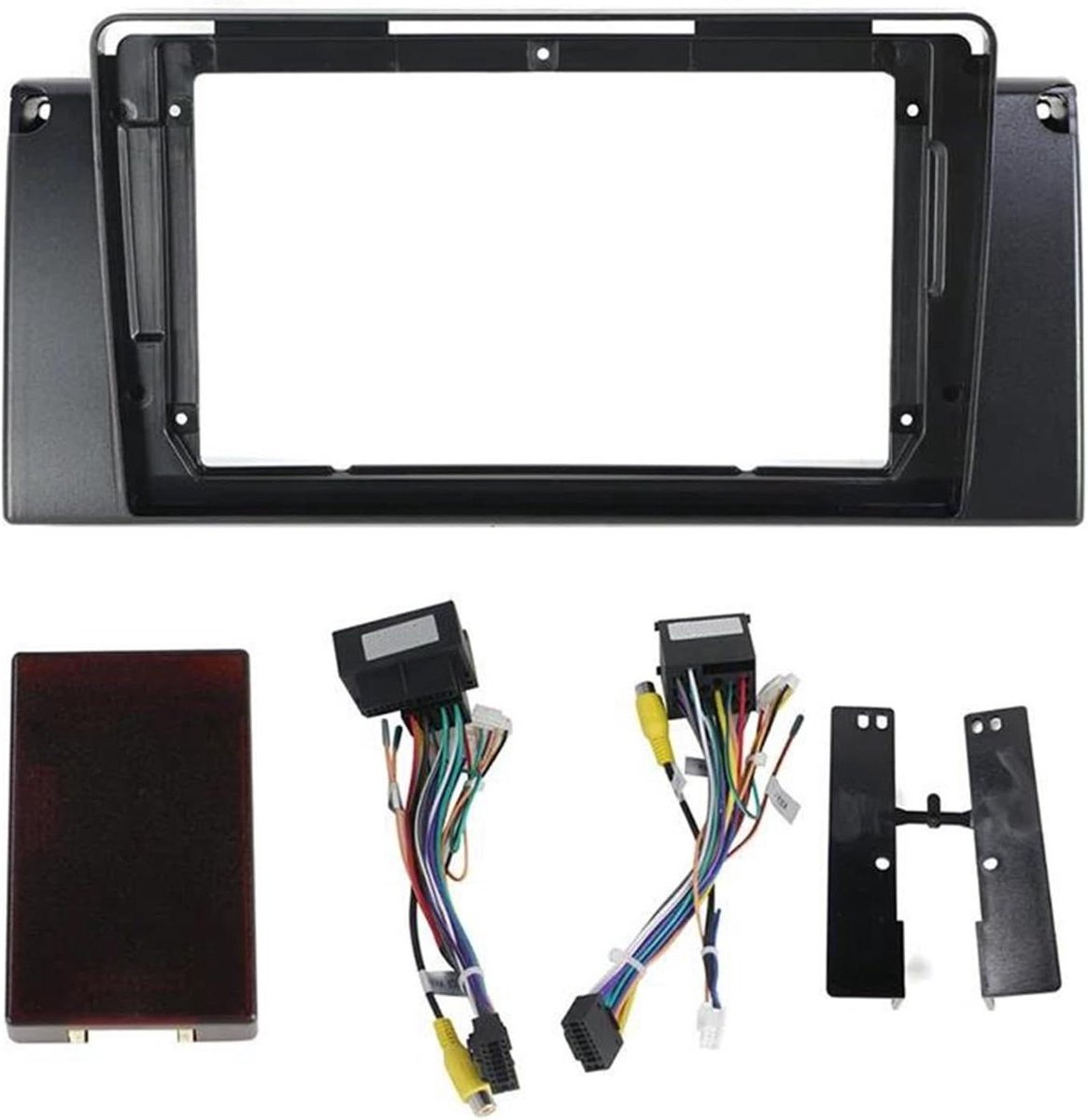 Dashboard Frame - Montagepaneel Auto - Autoradio Installatie - Strak Design - 1x1x1 cm - Zwart