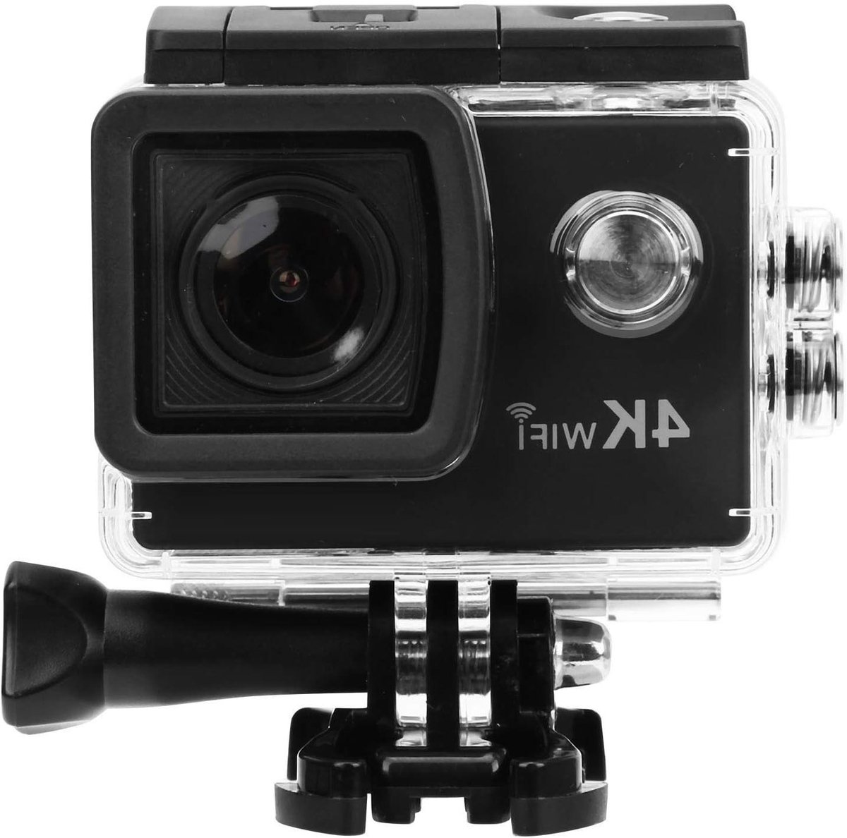 4K Actie Camera - Onderwater Camera - Avontuur Vastleggen - 170 Graden Groothoek - 30 Meter Waterdicht - Zwart