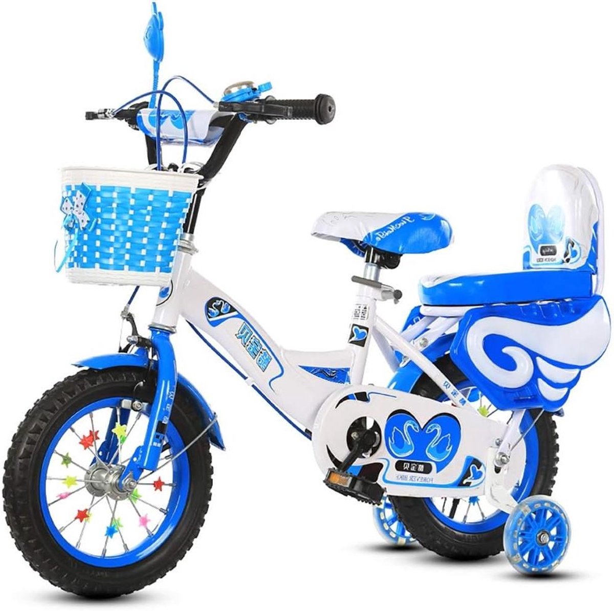 JG Kinderfietsen Premium Safety Sport Kinderfietsen geschikt voor kinderen van 2-16 12 14 16 18 20 en 3 kleuren (kleur: B maat: 16)