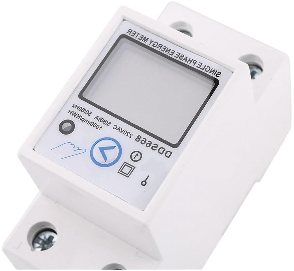 Din Rail Digitale eenfase-reset energiemeter kWh spanning stroom stroomverbruikmeter stroom 220V AC 110V (110V 60HZ)