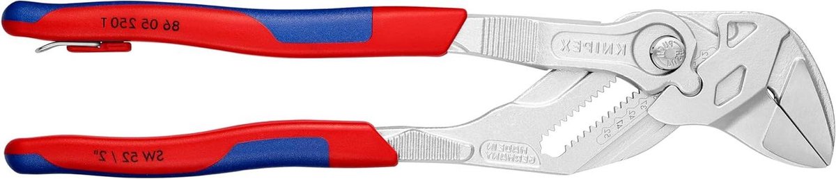 Tangensleutel - Verstelbare Tang - Klus Werk - Meercomponenten Handgreep - 25.4 cm - Meerkleurig