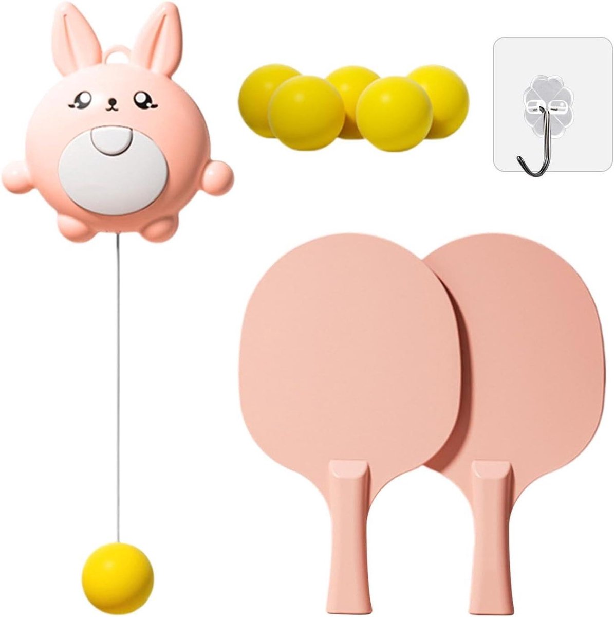 Deurpong, tafelpongset, deurspel, draagbare tafeltennis, deurspong, tafeltennistrainer, familie-tafelpong, vrienden deurpong, Thanksgiving pongspel, kersttafel tennisset