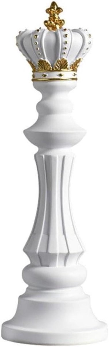 ZEZEFUFU Schaakstukken Ornament, Internationaal Schaken Sculptuur Schaakstukken Ornament Standbeeld