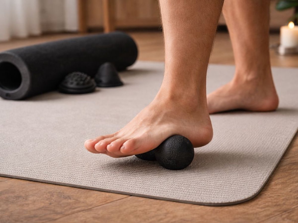 5-in-1 Foam Roller Set EPP – Massage Roller, Duoball en Trigger Ball voor Spierherstel – Foam Roller voor Rug, Nek, Benen en Spiermassage – spiermassage set – duoball massage – massagebal fitness – zwart – 88358 thumbnail 2