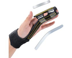 Vingerspalk - Vingerbrace - Vinger Splint - Vinger Spalk - Wijsvinger - Triggerfinger - Mallet Vinger - Spalk - Zwart