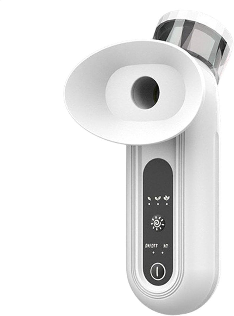 Verwarmde Nano Eye Mist Sprayer, Handheld Oplaadbare Elektrische Oogstomer, Kleine Oogdruppels Stoomboot voor Ogen, Elektrische Eye Mist Spuit met Warm Kompres voor Mannen Vrouwen