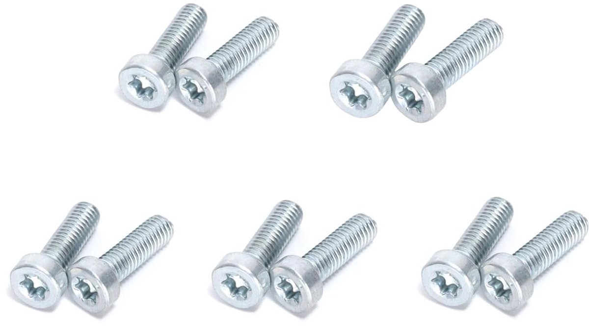 10 Stuks Chainsaw Demper Schroeven M5x16mm voor STIHL MS311 FS411 FS511 en Meer - Hoogwaardige Vervangingsonderdelen voor Kettingzaag en Tuinmachines