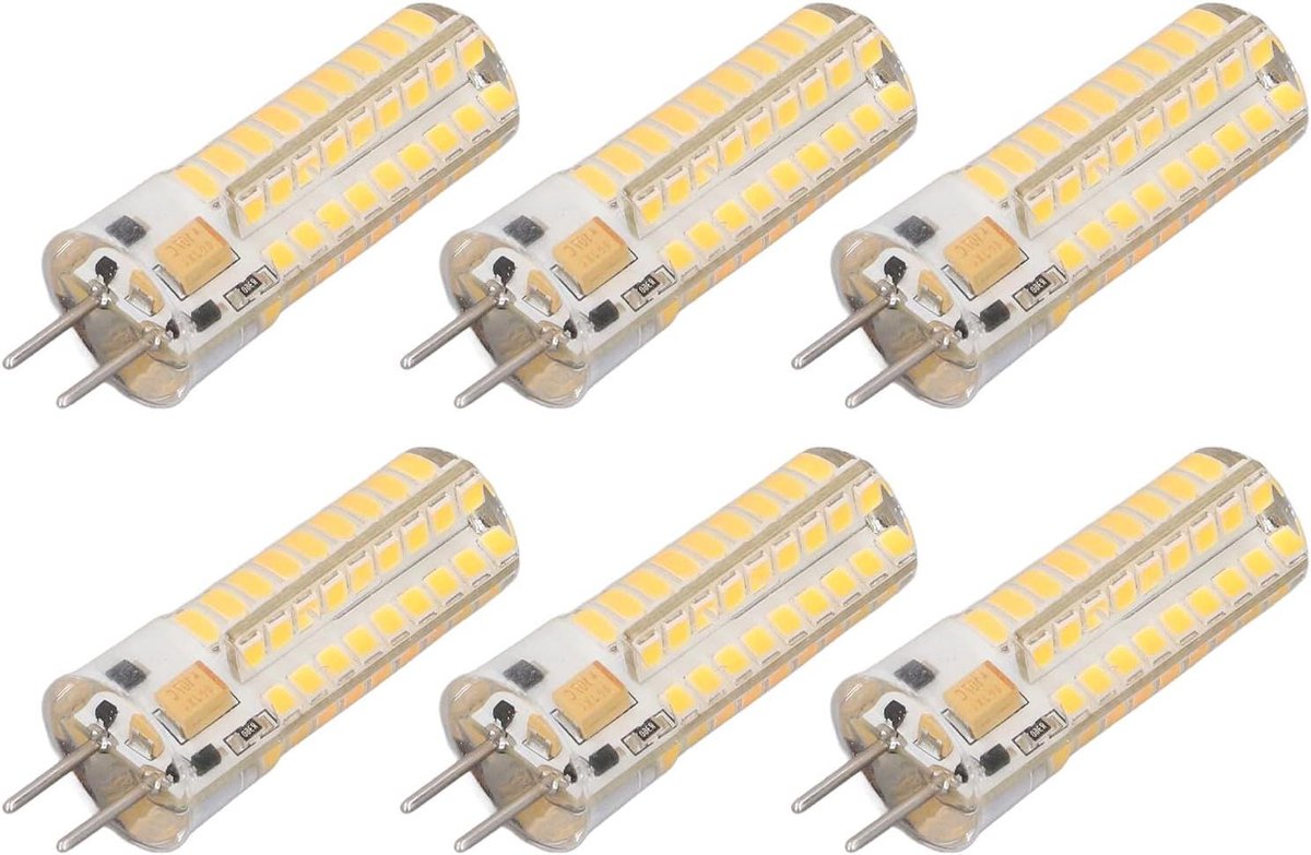 LED Lamp - Gloeilamp Maïs Lamp - Verlichting Huis - Snelle Warmteafvoer - 6 Stuks - Warm Wit