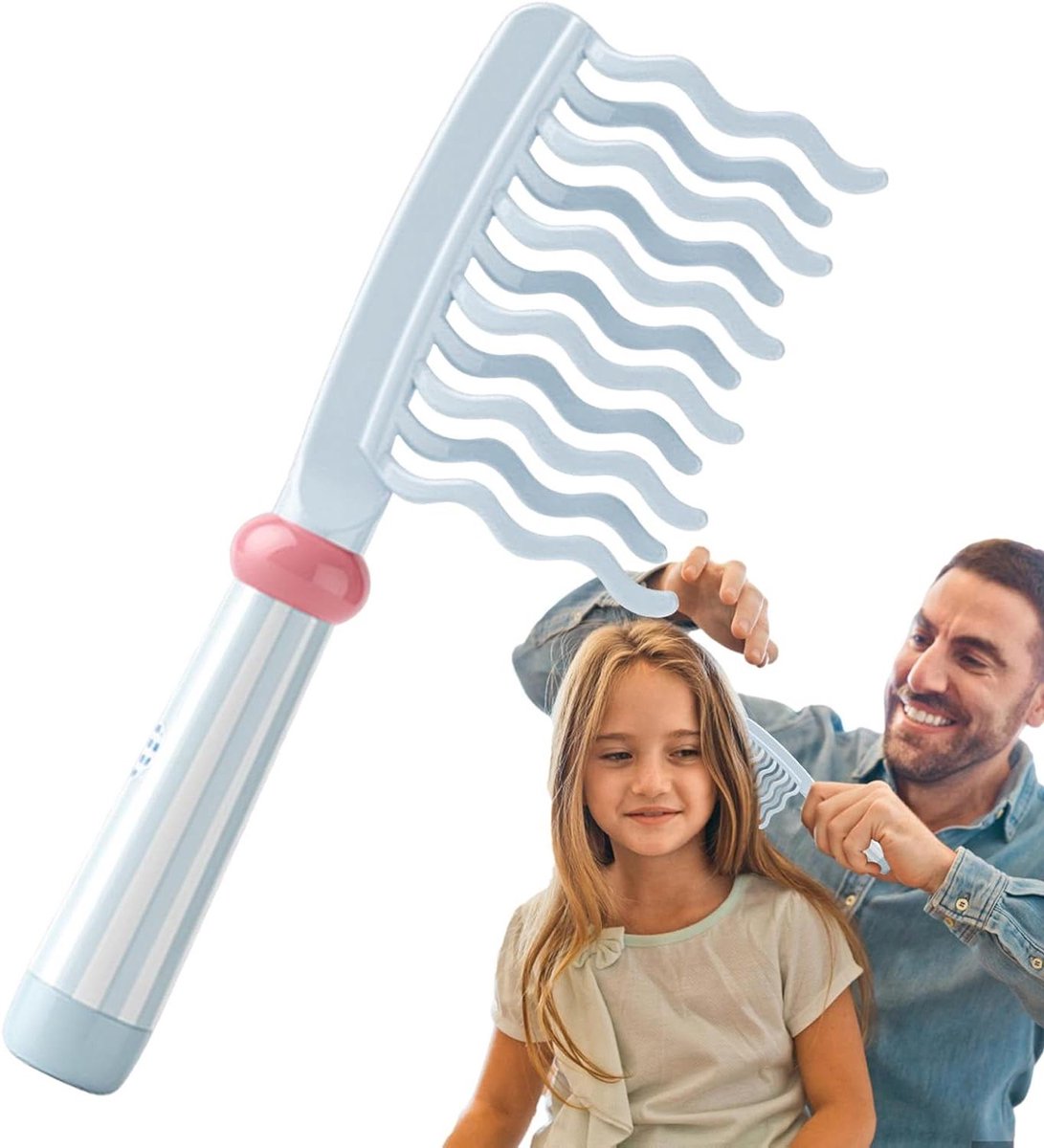 Kam met Brede Tanden - Ontwarrende Kam Krullenkam - Haar Stylen - Antistatisch Ontwerp
