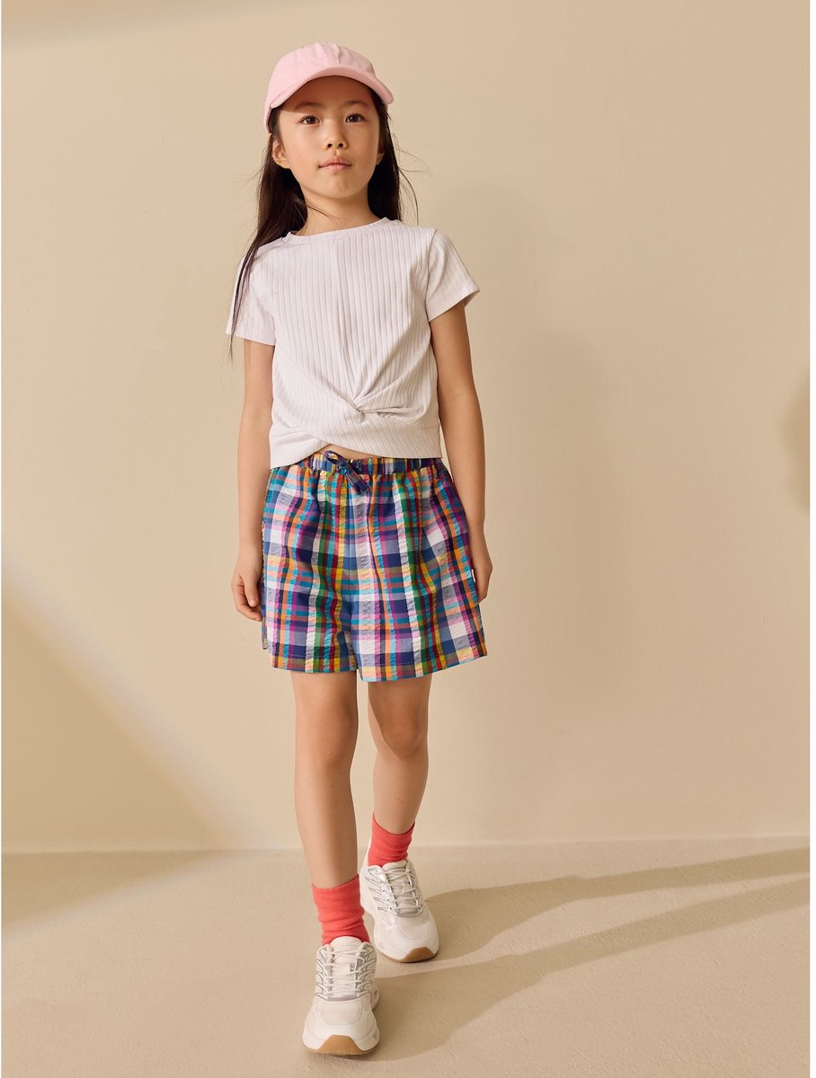 Next - Meisjes - Short met elastische taille - Blauw