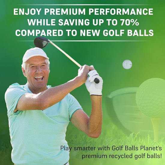 Voordelige Gebruikte Golfballen 4A/Near Mint (50 Stuks) - Wit van Merkloos — afbeelding 4