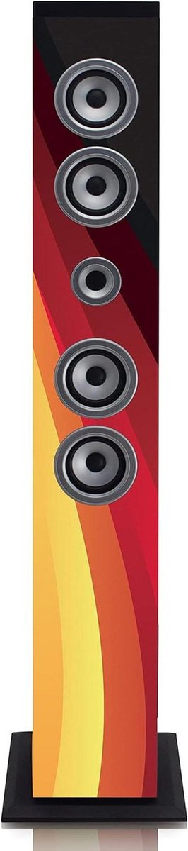 Bluetooth Torenluidspreker - Staande Speaker Muziekbox - Muziek Streamen Thuis - 2.1 Systeem met Subwoofer - 40 Watt RMS
