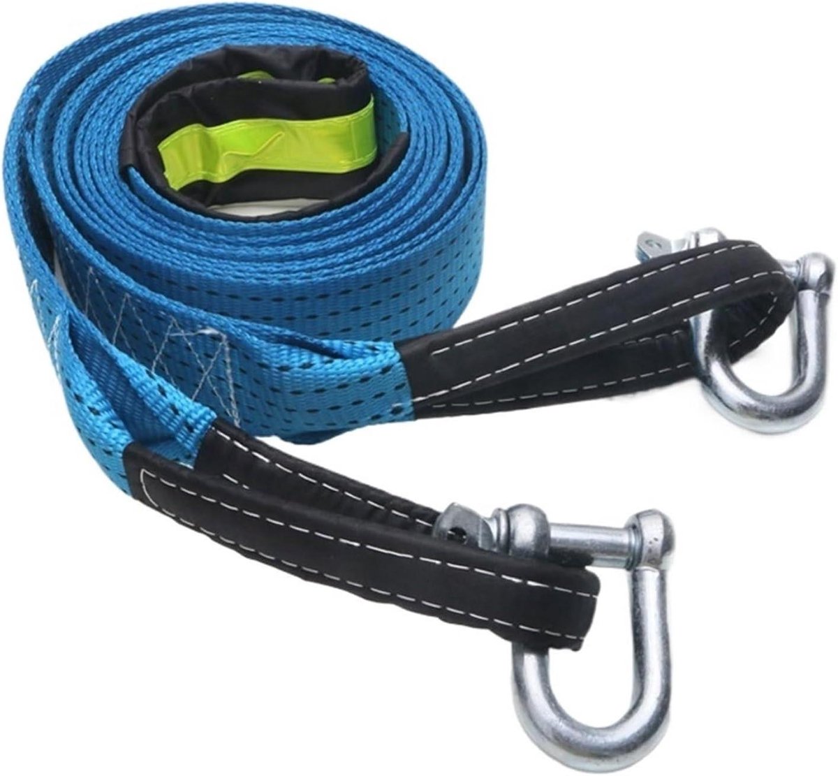 Sleepkabel Voertuigen - Nylon Trekriem - Noodgeval Auto - Ingebouwde Veiligheid - 8 Ton Capaciteit - Blauw