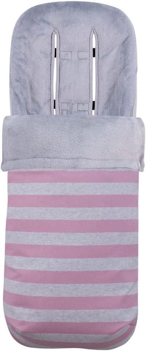 Baby Voetenzak - Wandelwagenzak Pramenzak - Baby Warm Houden - Waterdichte Buitenkant - Universele Maat - Roze