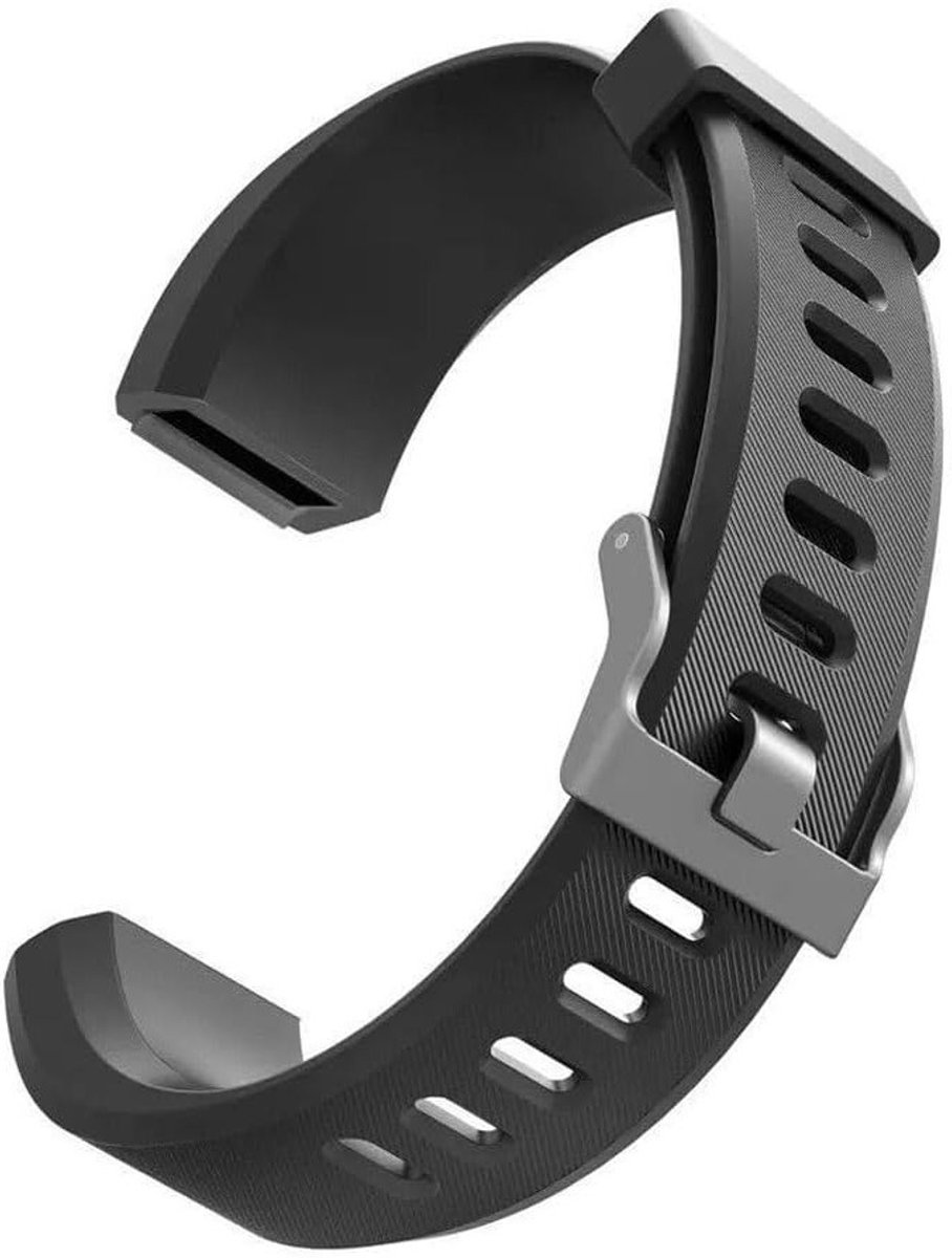 Vervangarmband voor ID115Plus HR Smartwatch, zwart, comfortabel, duurzaam en verstelbaar, 11.5 x 2 x 2 cm