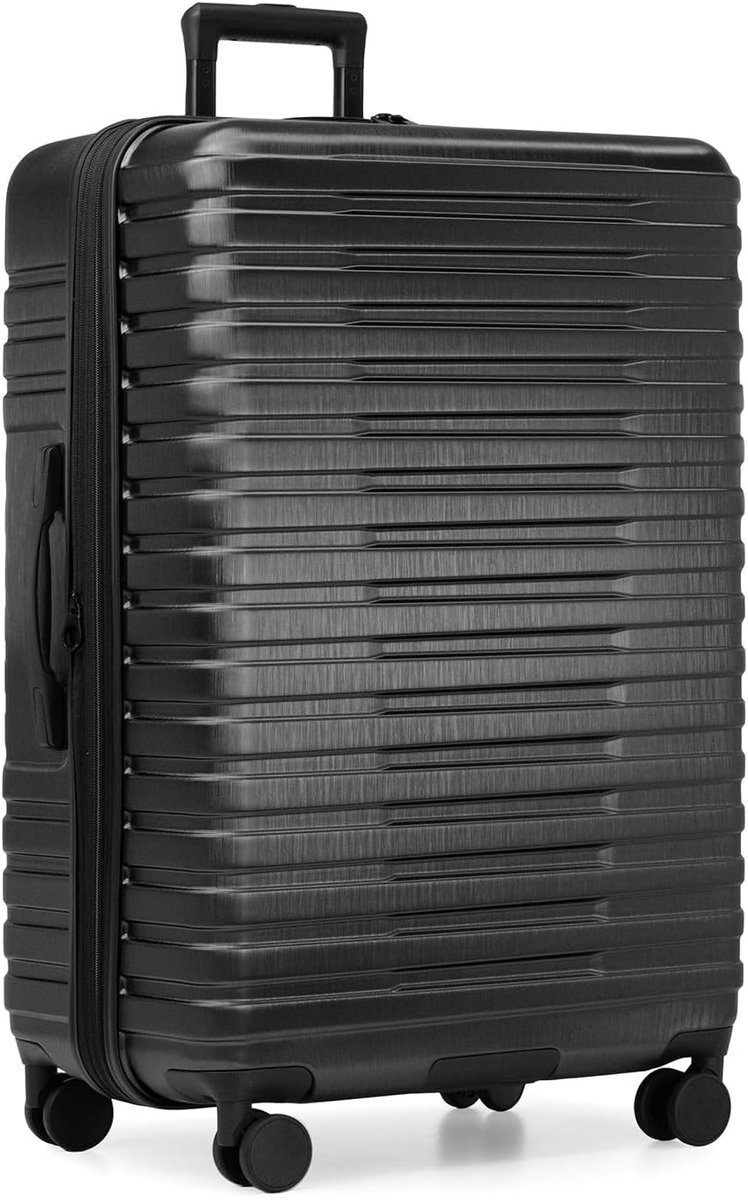 Reis Koffer - Grote Koffer - Zakenreizen Vakanties - Waterdichte Hardshell - 30 Inch - Zwart