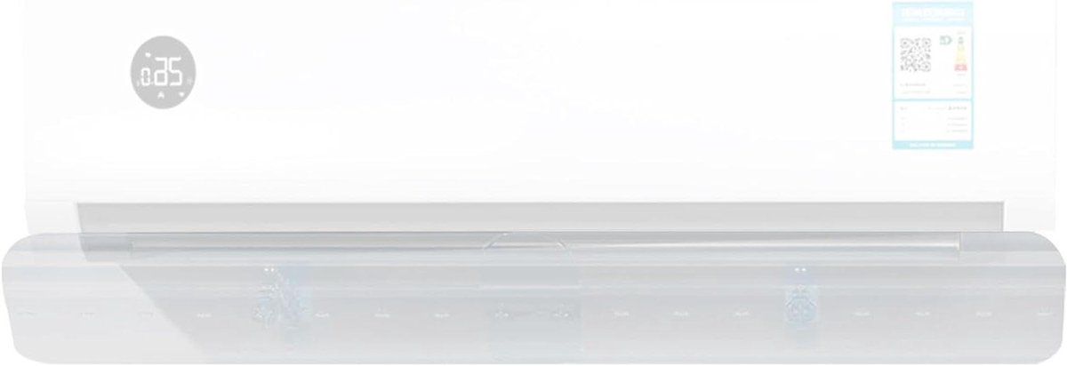 Airco Luchtgeleider - Airco Deflector - Klimaatbeheersing Optimaliseren - Flexibele Luchtrichting - 50-102cm Intrekbaar - Wit