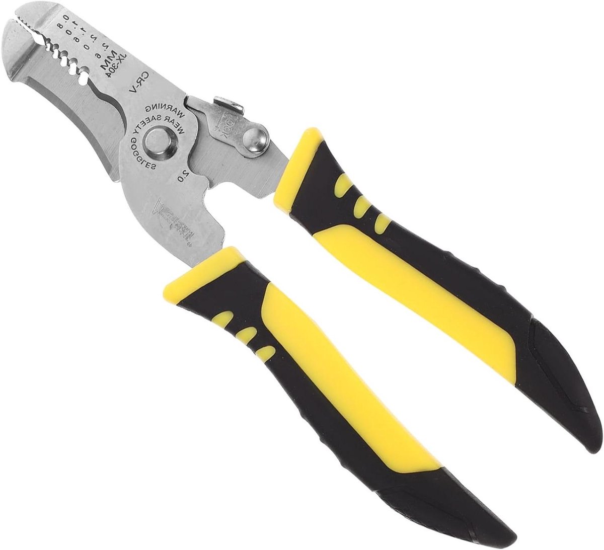 Kabelknipper Draadstripper - Multifunctioneel Gereedschap - Kabels Knippen Strippen - Roestvrij Staal - 18.2 cm - Zilver