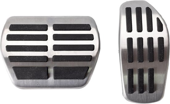 Pedaalset Auto - Upgrade Pedalen - Interieur Styling - Roestvrij Staal - 2 Stuks - Zilver — afbeelding 5