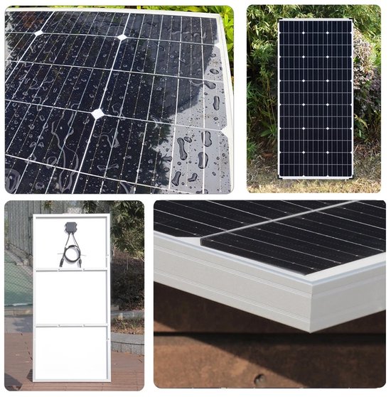 CINK Solar® 320W Zonnepaneel Set - 2x 160W Monokristallijn Solar Paneel met Aluminium Frame - 12V/24V - Voor Camper, Caravan, Boot, Woningdak & Balkon — afbeelding 2