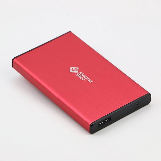 Draagbare Harde Schijf - Externe Opslag - Bestanden Opslaan - Supersnelle USB 3.0 - 1 TB - Rood — afbeelding 3