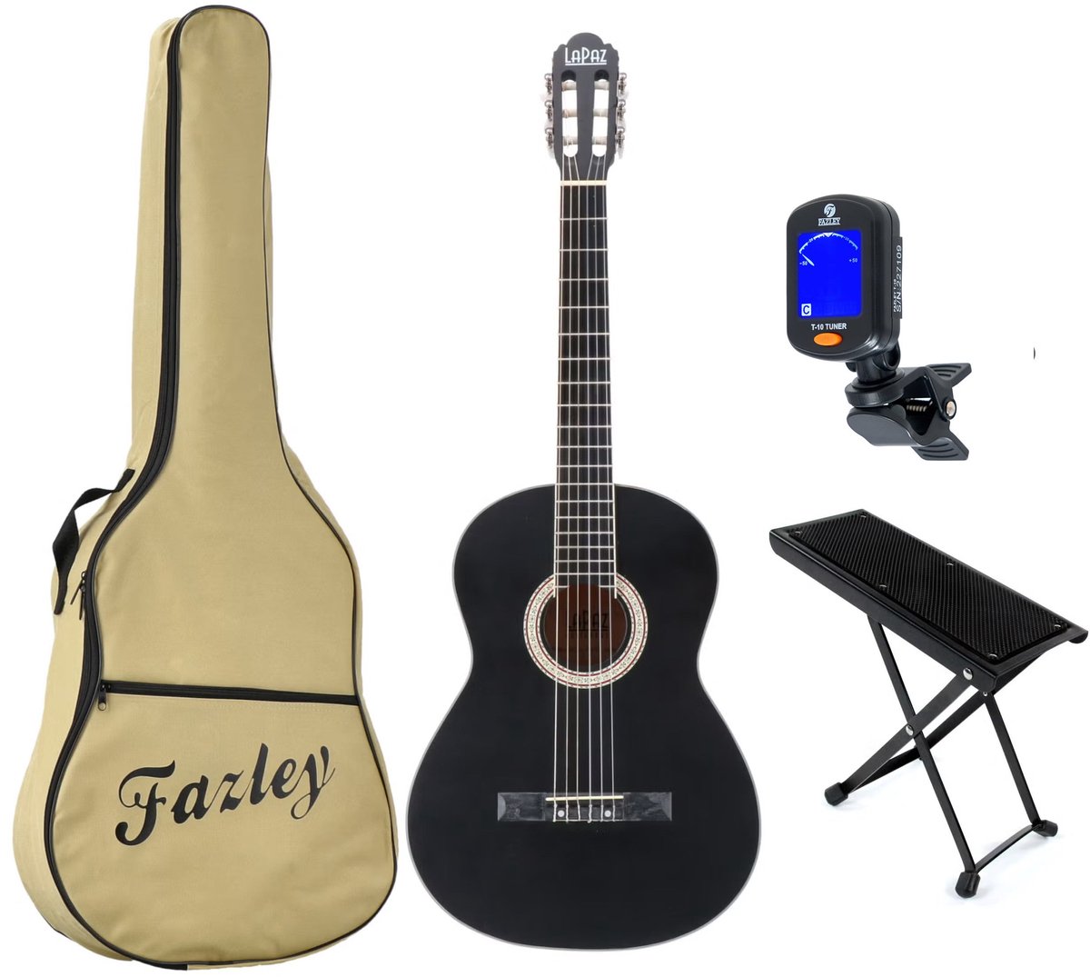 LaPaz C30BK klassieke gitaar starterset