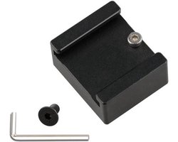 Koude schoen Mount met 1/4" schroefdraad gat voor DJI Osmo Handheld 4K Camera en 3-as - Universele bevestigingsoptie .