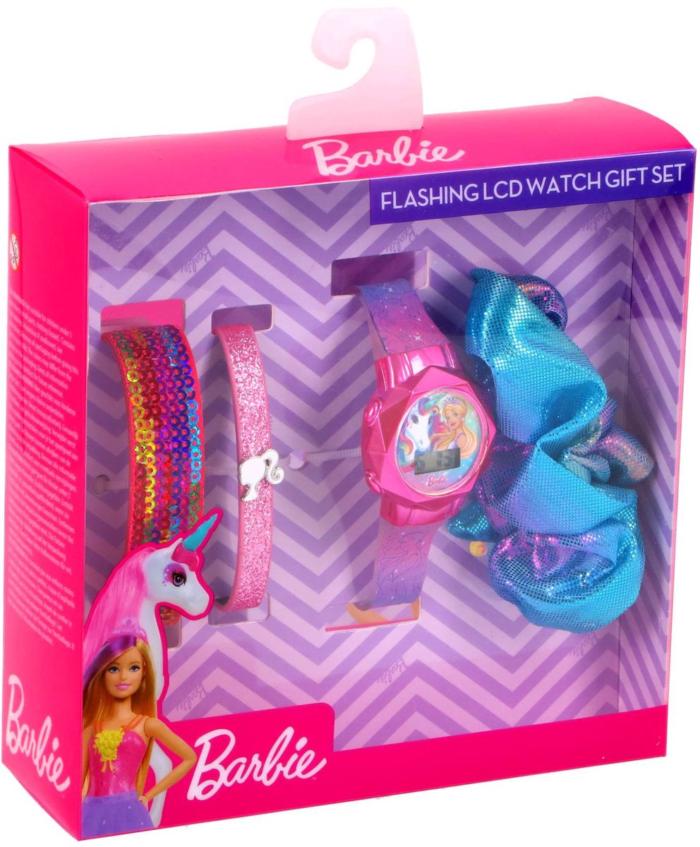 Gabby's Poppenhuis Accutime - lcd barbie horloge met accessoires afbeelding