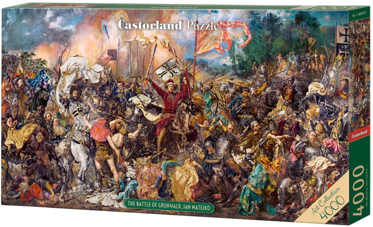 Castorland The Battle of Grunwald Jan Matejko – Puzzel – 4.000 stukjes – Satijnen afwerking – Perfecte pasvorm – Europese kwaliteit — afbeelding 2