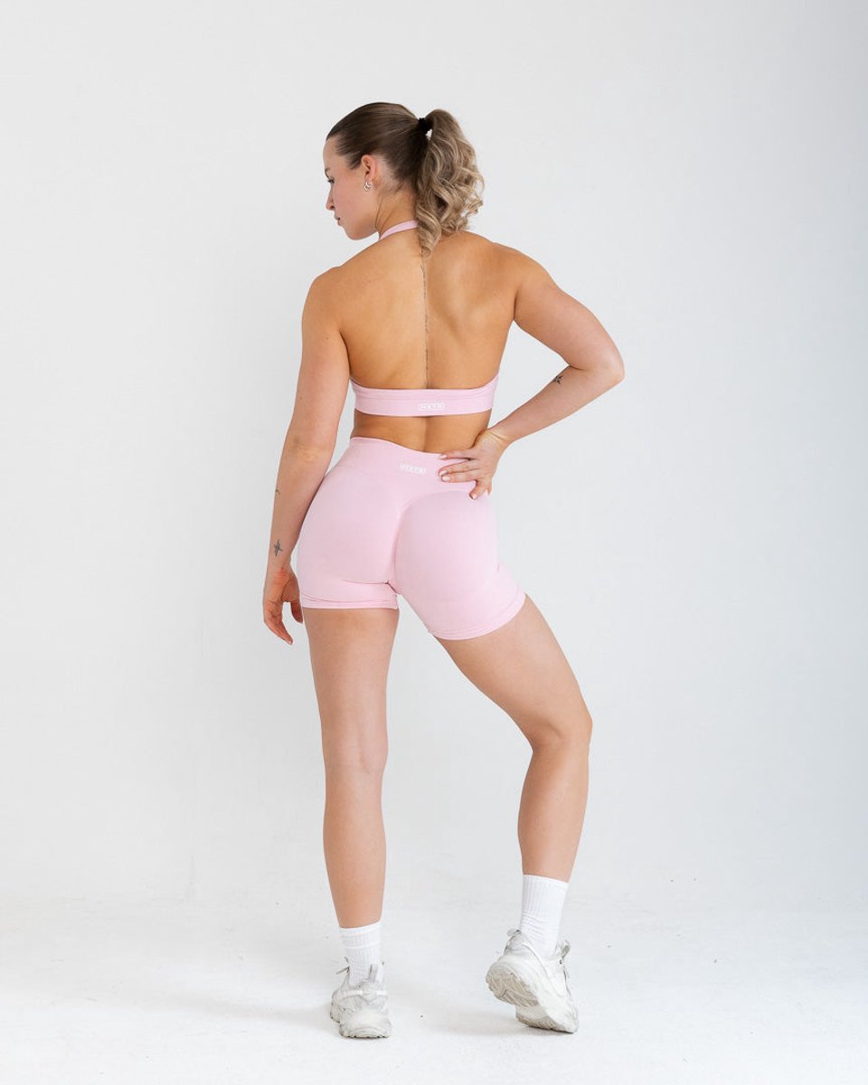 NXTR Premium Naadloze Sportshorts - Pink - High Waist - Shaping Scrunch - Squat-proof Dames