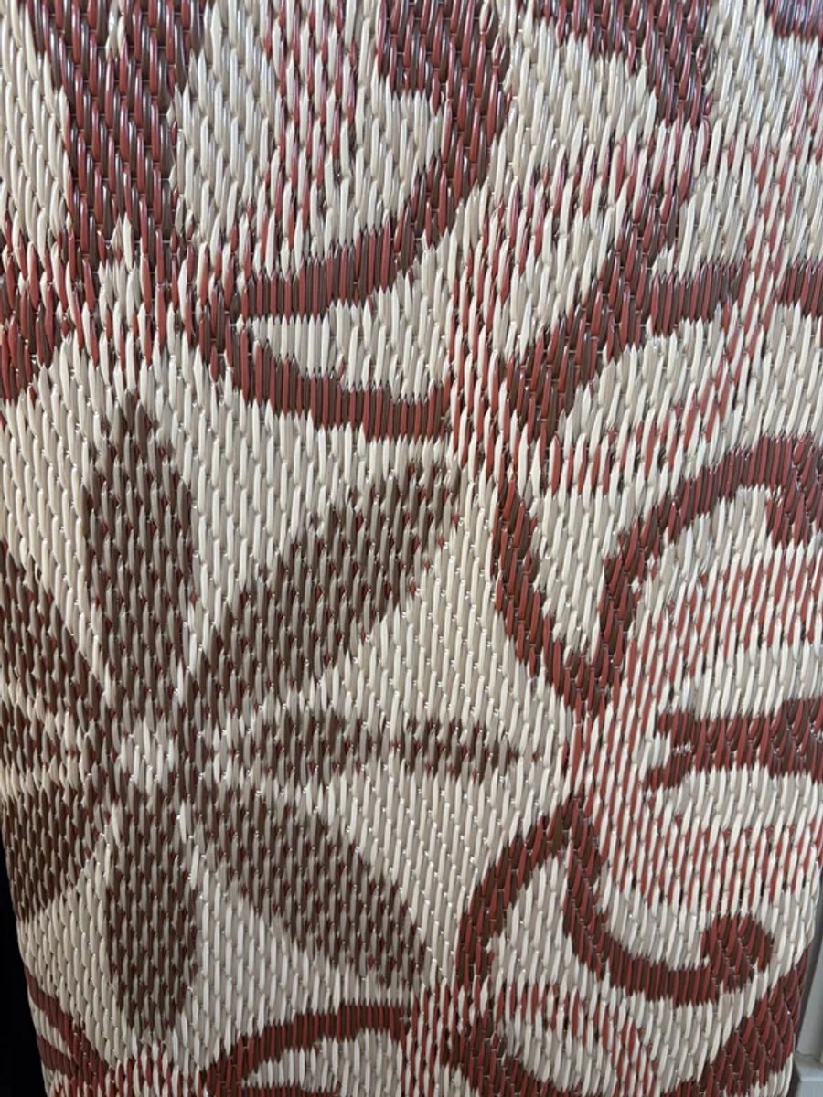 buitenkleed 270-360cm, bruin/creme, Geo
