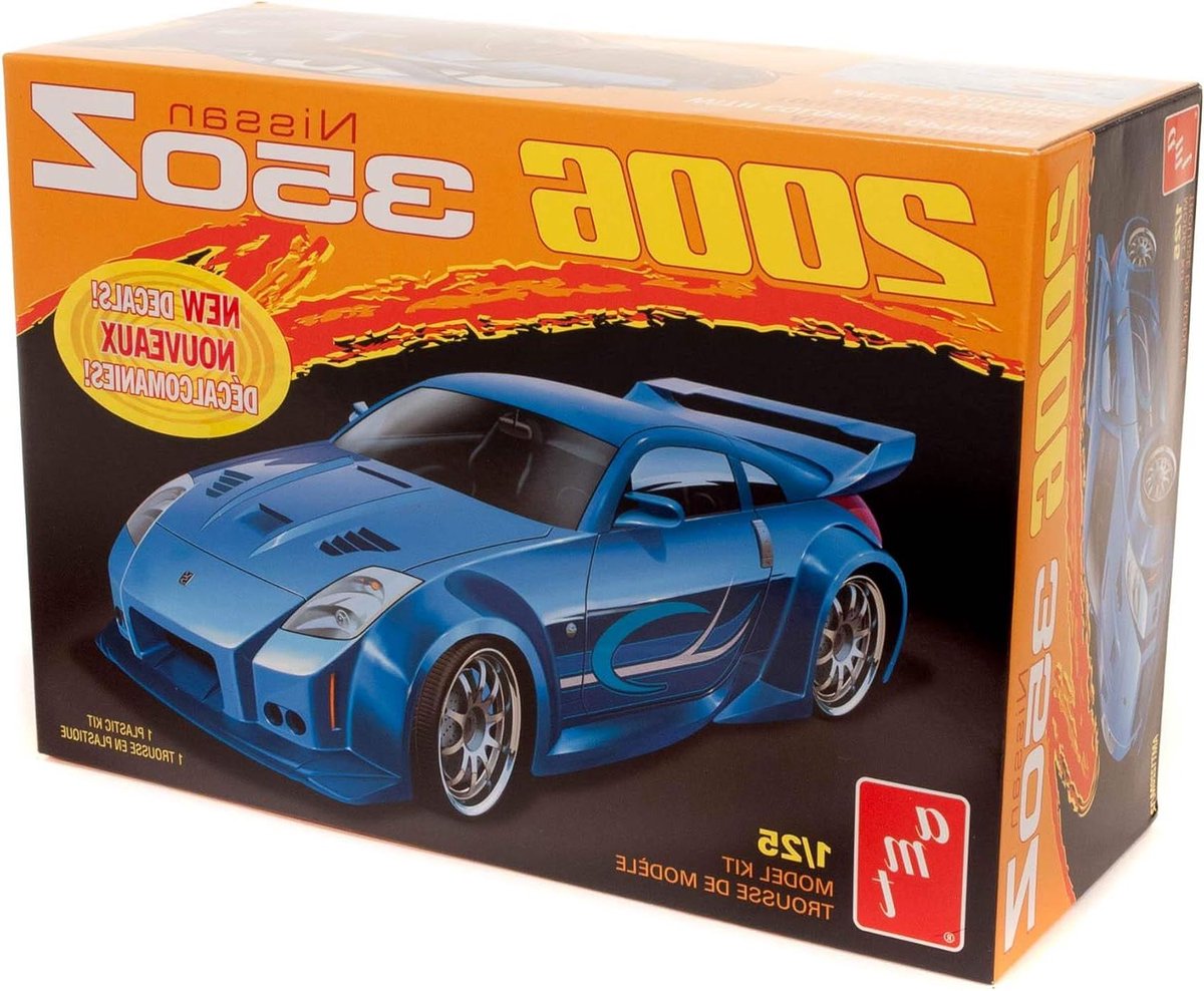 Nissan 350Z Model Kit - Auto Bouwpakket - Hobby Bouwen - Gedetailleerd Model - 180mm Lengte - Blauw