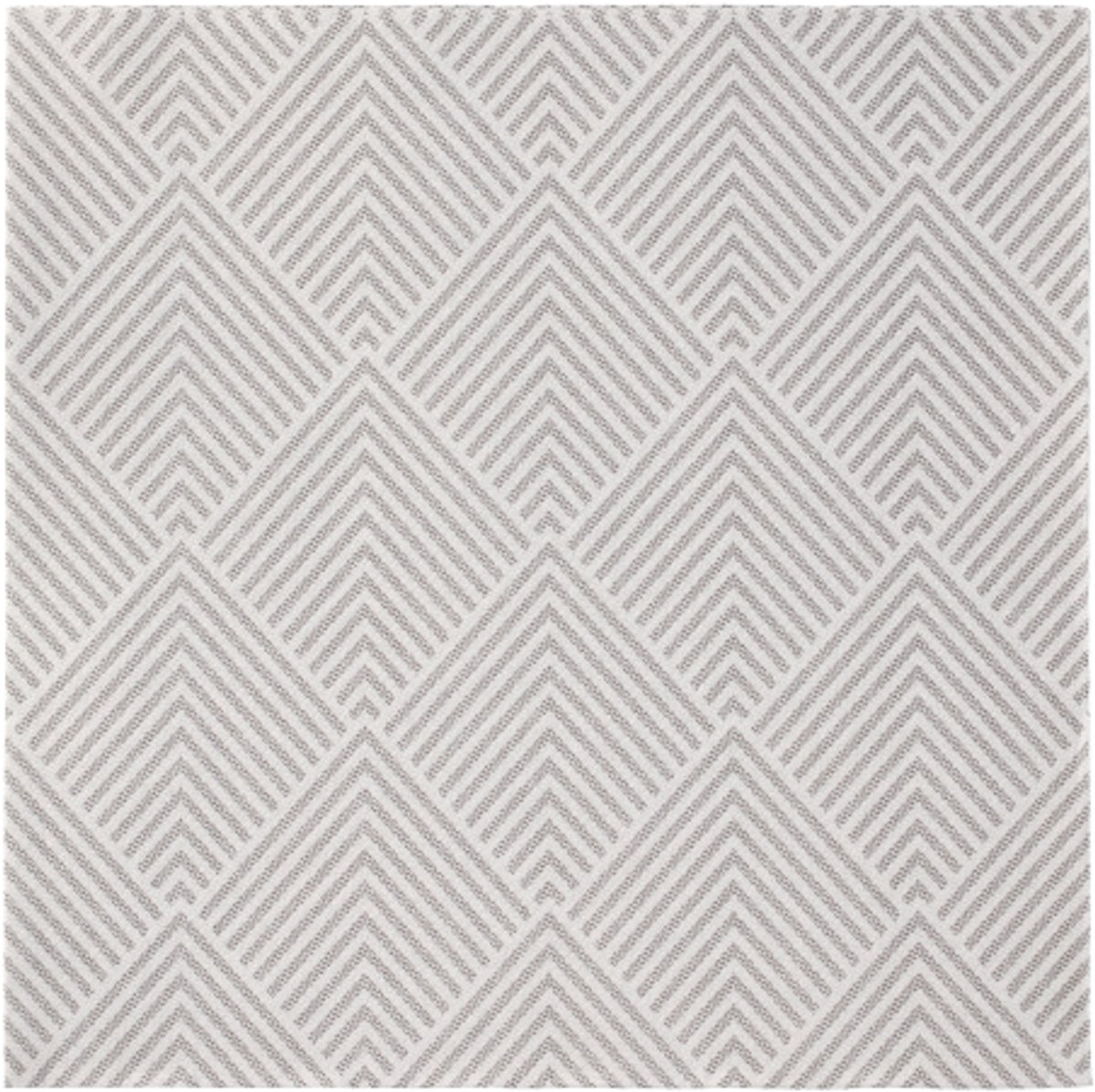 5x 50 Servetten ROYAL Collection 1/4 vouw 40 cm x 40 cm grijs Elegance