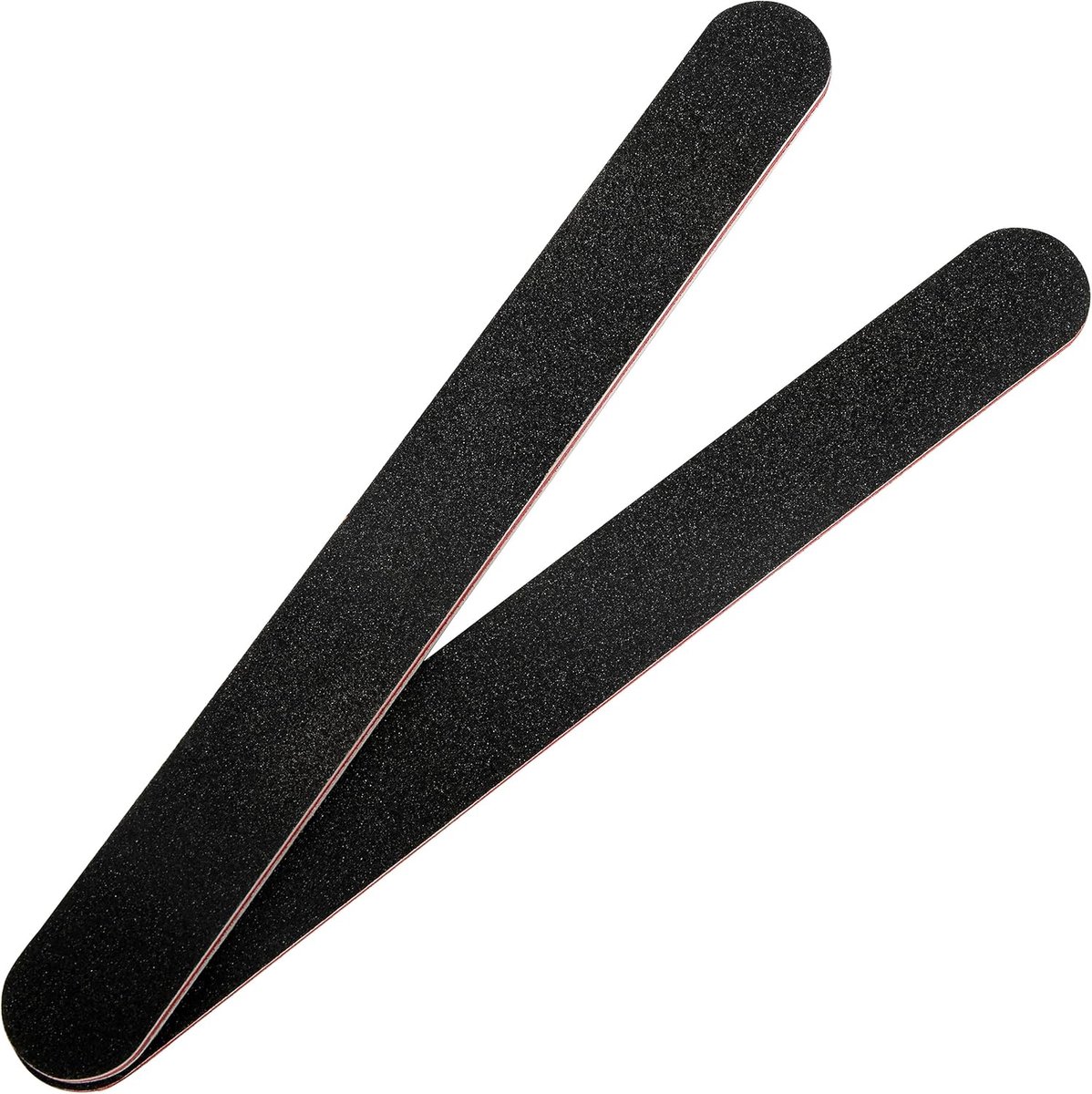 Nagelvijlen Set - Professionele Vijlen - Nagel Verzorging - Dubbelzijdig Verschillende Korrels - 17.3 x 3.3 cm - Zwart