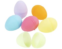 Surprise paaseieren - 24x stuks - leeg - 4,5 cm