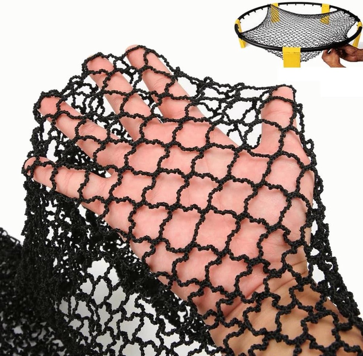 Trampoline Net - Vervangingsnet - Trampoline Spel - Specifiek voor 36 inch omtrek - 91.4 cm - Zwart