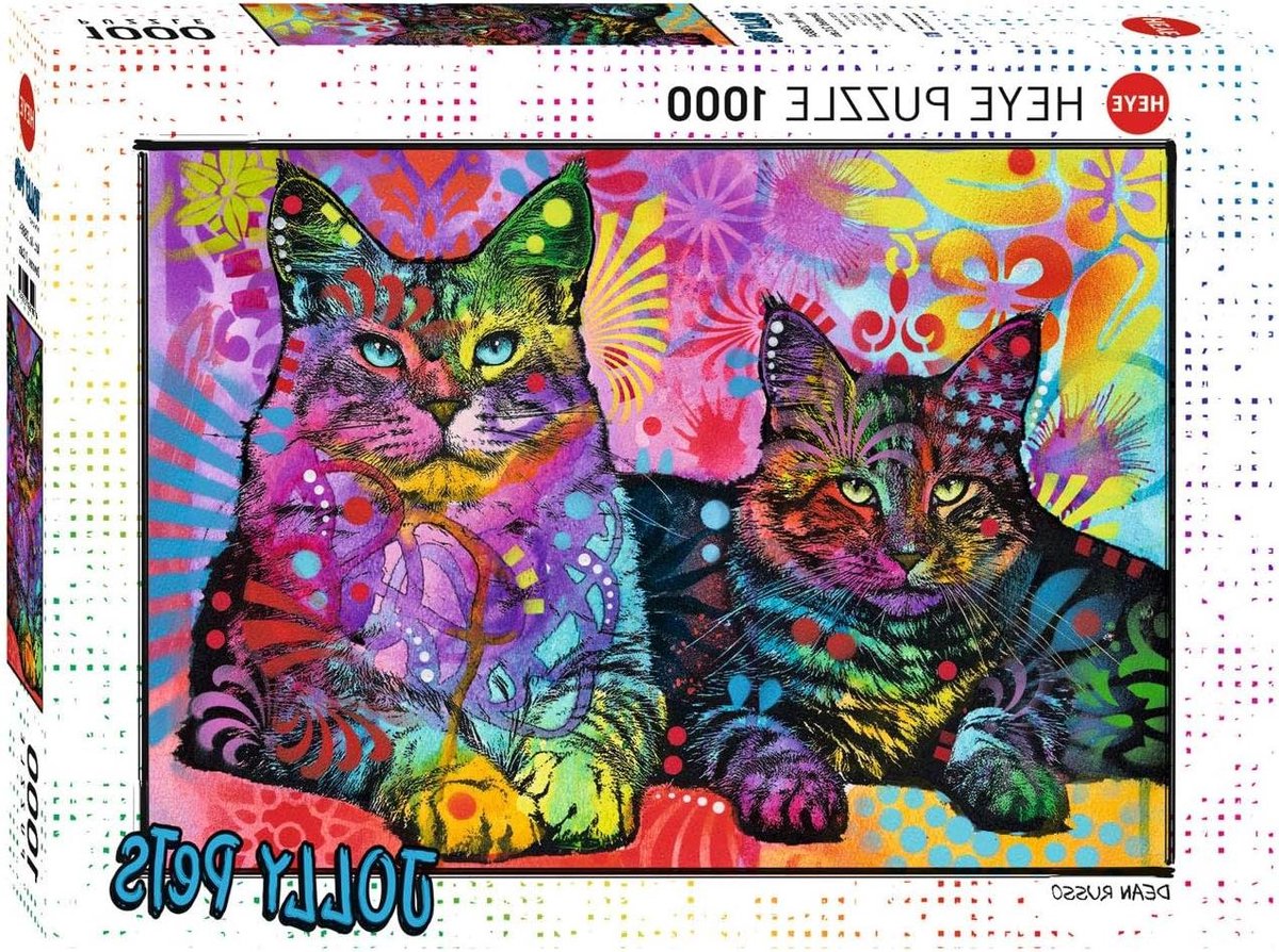 Katten Puzzel - 1000 Stukjes - Ontspanning Thuis - FSC Gecertificeerd - 70x50 cm