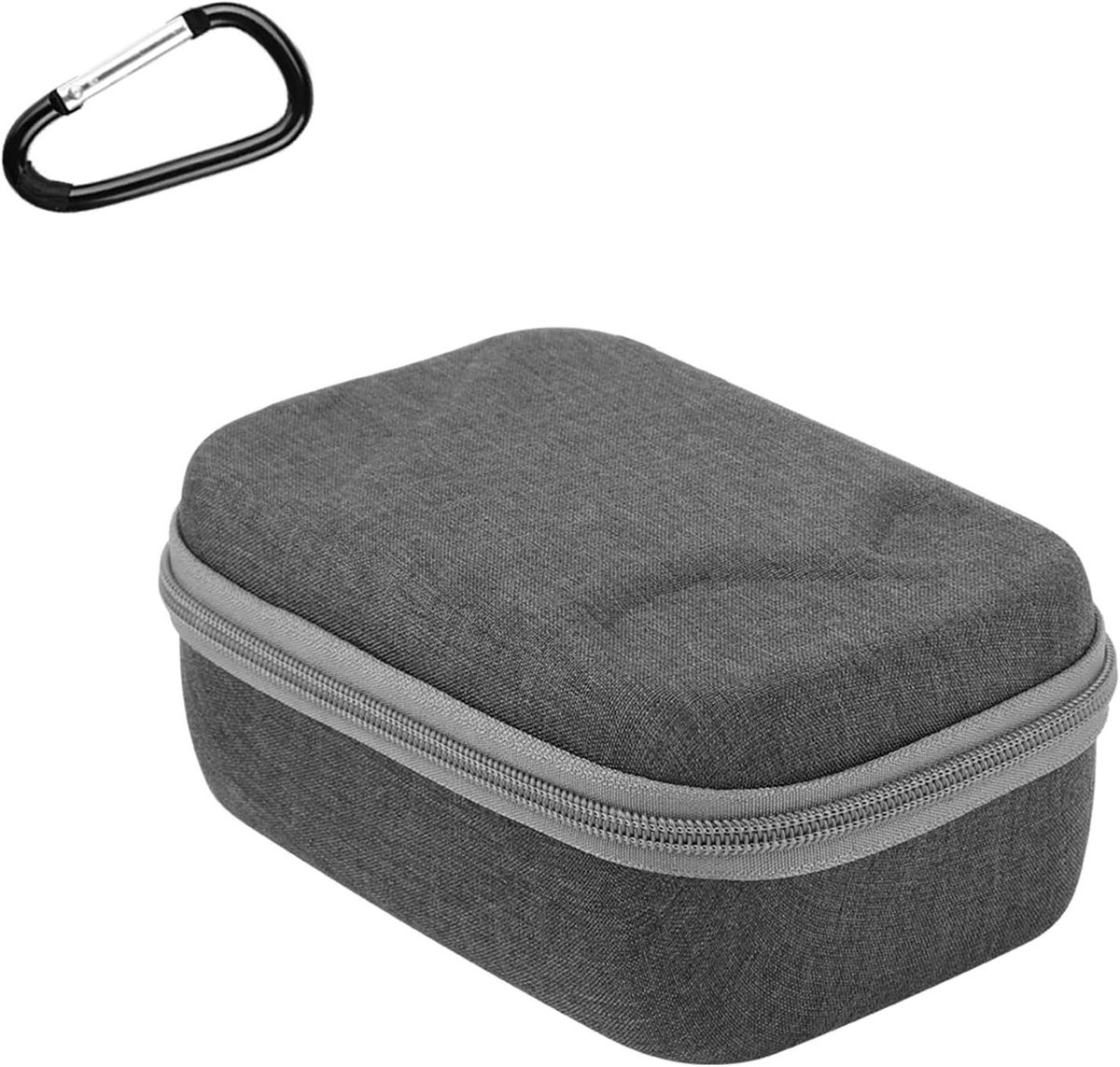 Drone Opbergtas - Draagtas - DJI Mini 4 Pro - Schokbestendig Hardshell - 18.4x12.3x7.6cm - Grijs