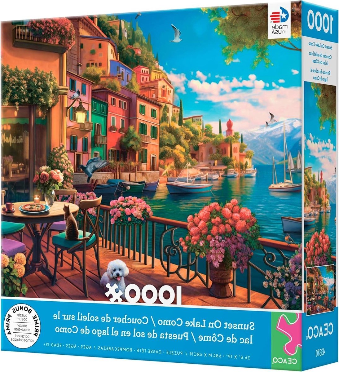 Legpuzzel 1000 stukjes - Puzzelspel Jigsaw - Ontspanning thuis - Handgemaakte matrijs - 27 x 20 inch - Meerkleurig