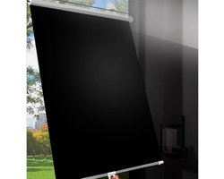 Totaal Verduisterende Rolgordijnen,Intrekbare Rolgordijnen,Zonder Boren,30cm 40cm 45cm 50cm 60cm 72cm 80cm Breed,Tijdelijk Zonweringgordijn Voor Raamdeur,WxH-30x110cm/12x43in