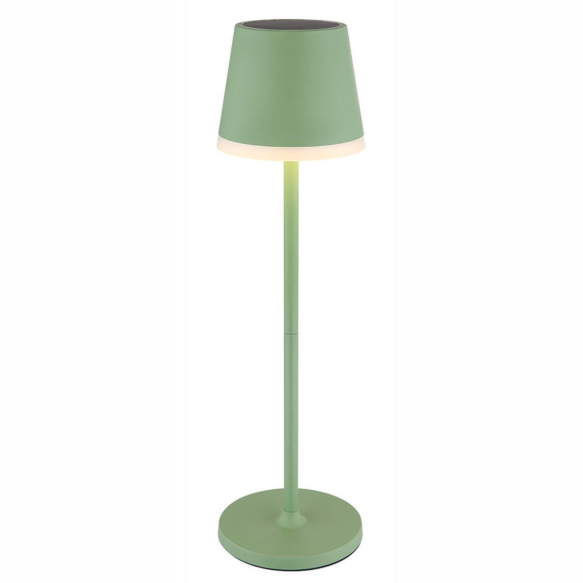 Solarlamp LED-tafellamp Buitenlamp zilver Accu Terraslamp H 41 cm