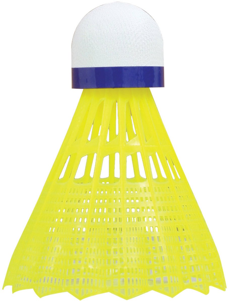 Talbot Torro Badminton Shuttles Tech 350 Geel/blauw 6 Stuks