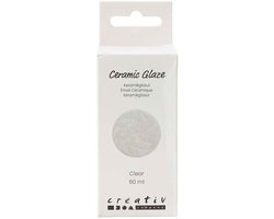 Creativ Company keramiek glazuur transparant helder 60ml voor keramiek.