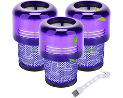 3-pack V11-filters voor Dyson V11 - V15 - V11 Absolute - V11 Animal - V11 Torque Drive en SV14 draadloze stofzuigers - vervangt onderdeelnummer 970013-02