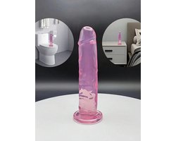 Oneay 3.5cm*17cm Realistische dildo met zuignap, zachte anale dildo, anaalplug, anaalplug met penissimulatie, anaaldilatator voor prostaatmassage, unisex seksspeeltje