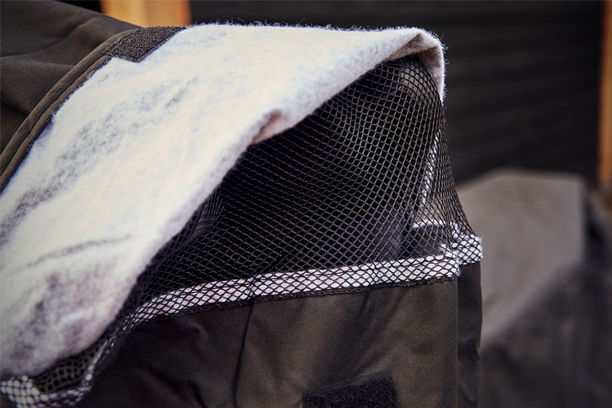 ALFA Motorhoes Buiten – Waterdichte Motor Cover – Regen- & Weerbestendig – Maat L – DS COVERS – foto 3