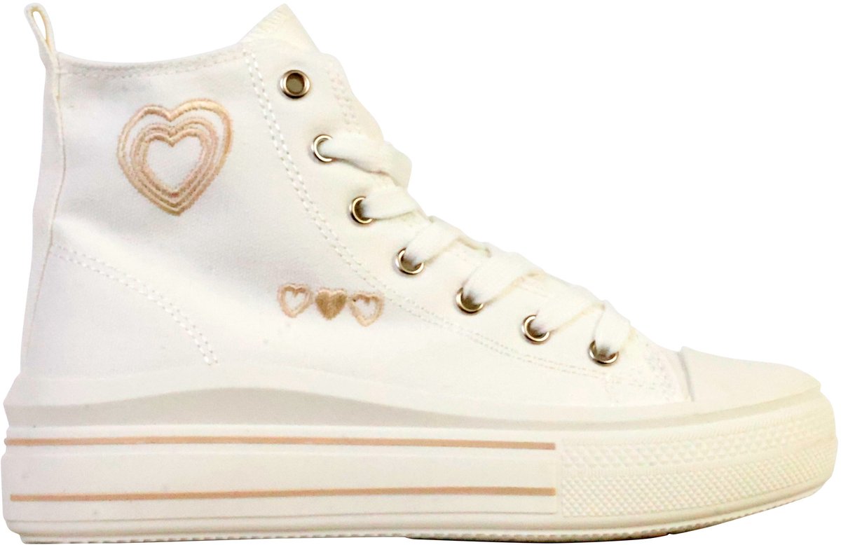 Supermodieuze hoge sneakers met veters voor kinderen