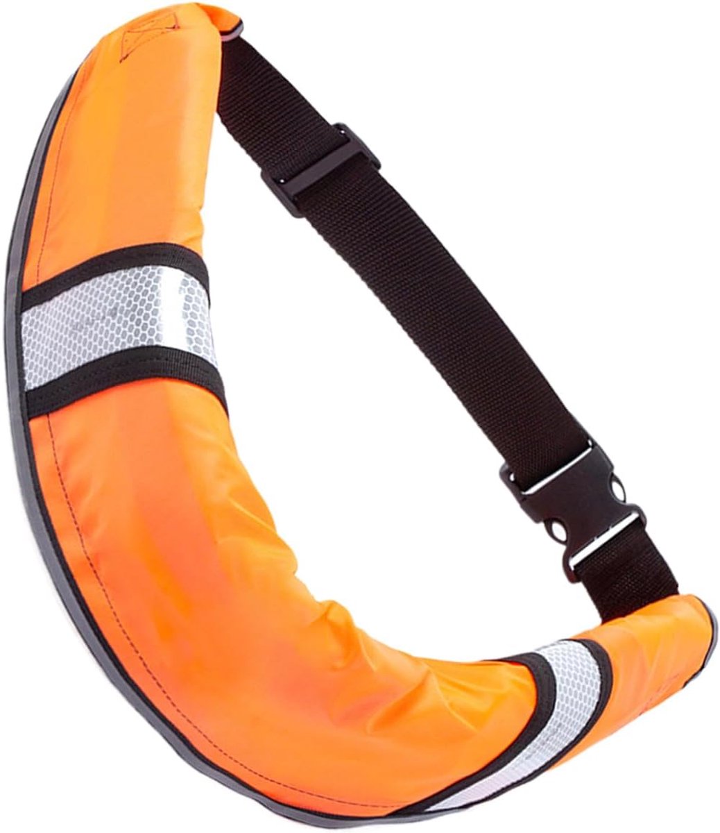 Drijvende Zwemgordel - Opblaasbare Riem - Watersport Veiligheid - Verstelbaar Comfort - Universele Maat - Oranje