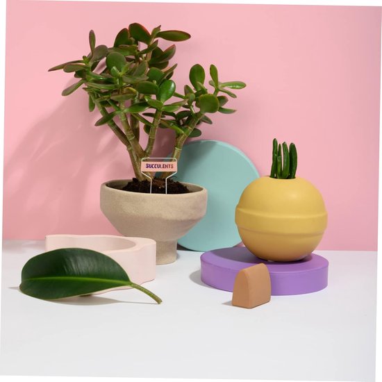 Plantenlabels Tuin - Borden Buiten - Planten Herkennen - Duurzaam Metaal - 15x6.5cm - Zilverkleurig — afbeelding 2